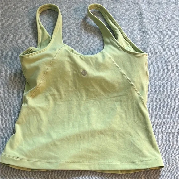 SOLD Lululemon Athletica Green Fitted Sleeveless Camisole - Picture 4 of 6